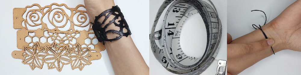 Cricut bracelet DIY overview step 3: Size bracelet correctly